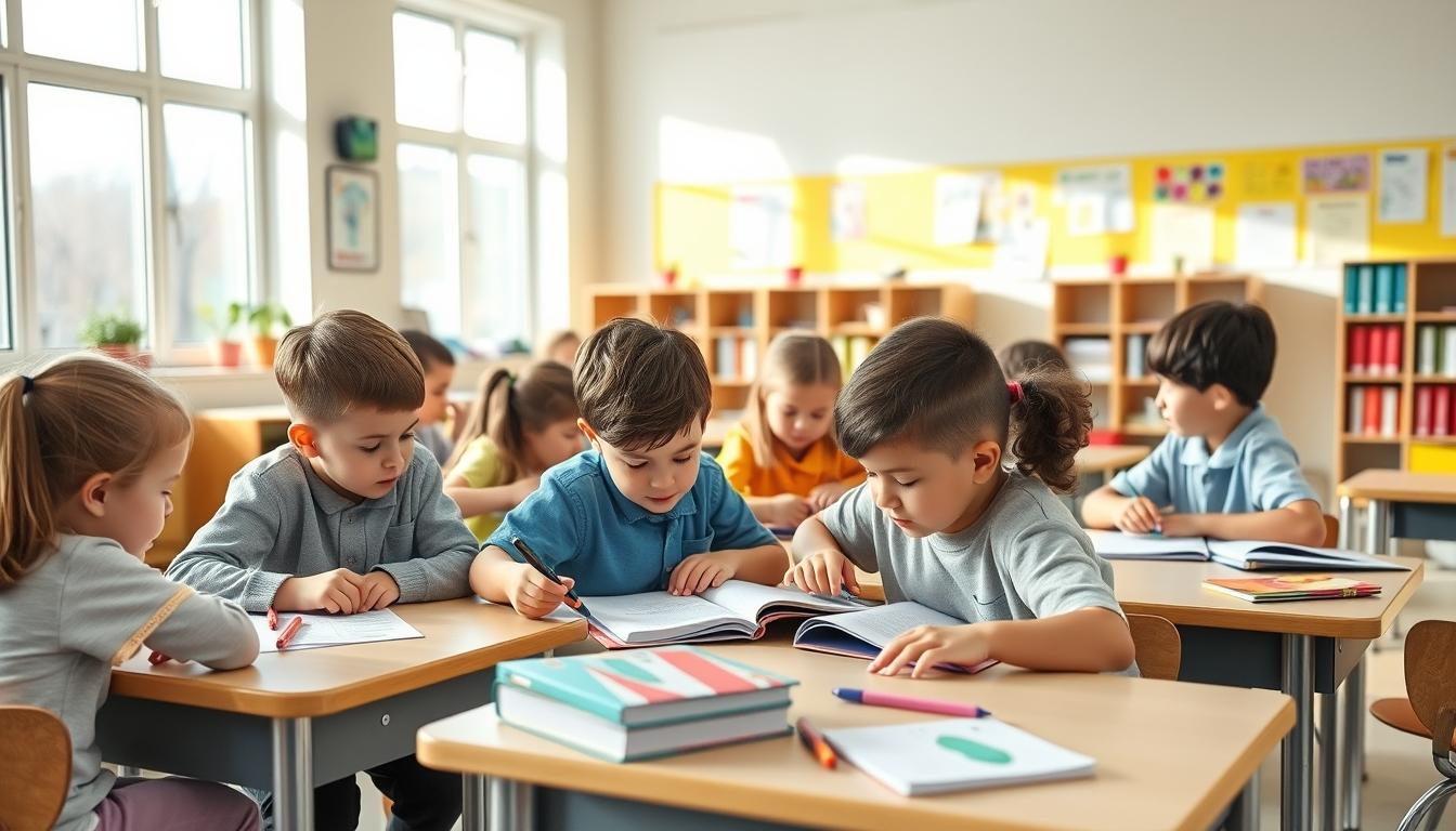 Student preparing for exams with study materials